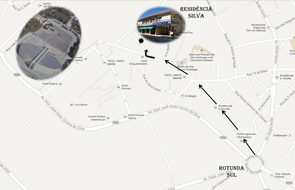 Silva Otel Fátima Dış mekan fotoğraf
